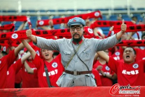 liaoning fan in full army regelia