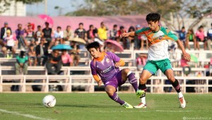 Park Jung-Soo turning out for his new side, Chainat F.C. in Thailand