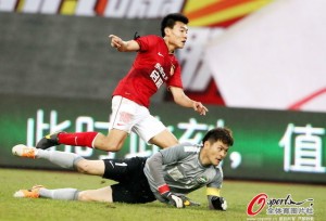 Dong Xuesheng opened his Guangzhou Evergrande account.