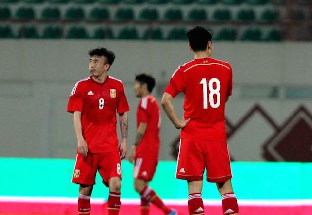 At times China's players appeared to have no answer to the problems