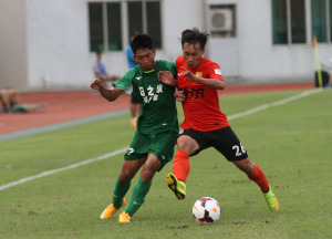 Dependable: Ke Zhao does his thing against Guangdong