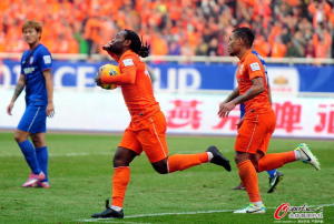 Brazilian forward Vagner Love will not be back in Shandong this year