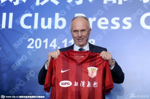 Moneybags: Sven Goran Eriksson is shaping an impressive squad in Shanghai