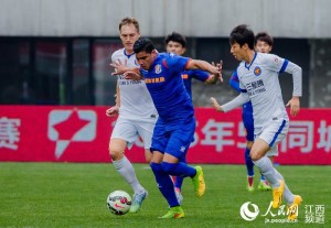 Jiangxi's Adi Rocha has scored three goals in his last two games