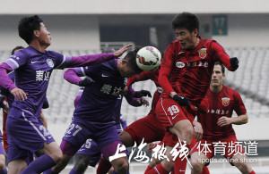 Yu Hai made his first appearance in a Shanghai shirt in Sunday's warm up game against Tianjin TEDA.