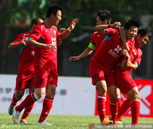 Hu Ming (17) celebrates for BIT