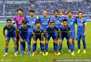 Harbin pose for a photo before defeating Jiangxi