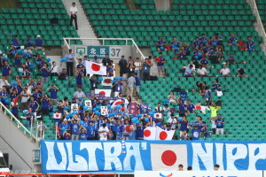 The Japanese fans will have been disappointed by their team's displays so far