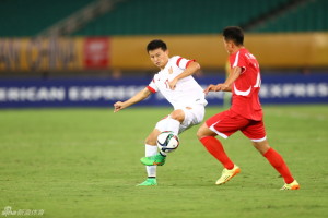 Rao Weihui was making his first ever start for China