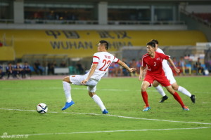 Yu Dabao opens the scoring for China