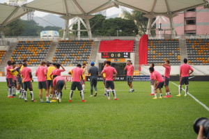 Hong Kong in their final training (Chris KL Lau)