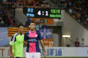 In action for Kitchee (Chris KL Lau)