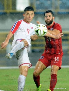 Sealed the Deal: New Changchun signing Jack Sealy in action for Hong Kong against North Korea