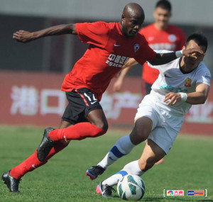 Veteran Liaoning attacker James Chamanga will apparently be back for another season with the club