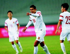 Striker Zhang Yuning (30) will be looking to make an impact in Qatar