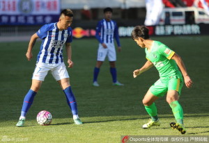 Winger Luo Jing is one of a number of promising Greentown youngsters